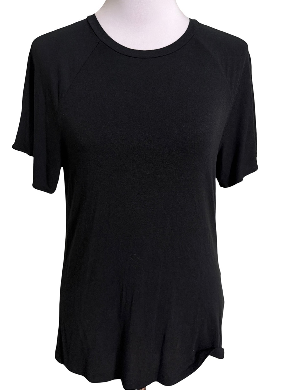 Banana Republic Black Crewneck Short Sleeve Tee